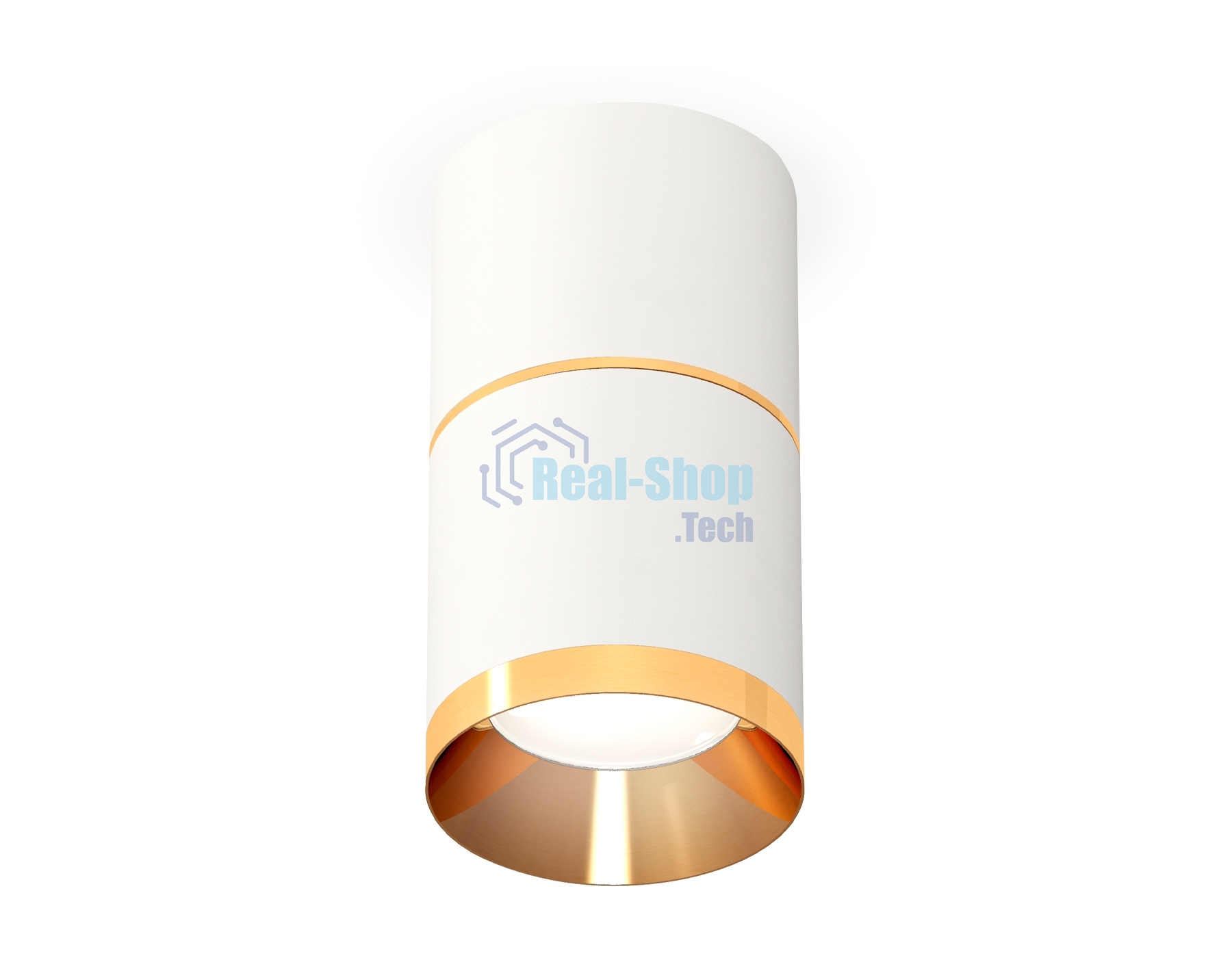 Светильник Ambrella Light XS7401201 SWH/PYG белый песок/золото желтое полированное MR16 GU5.3 (C7401, A2072, C7401, N7034)