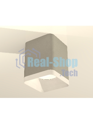 Светильник Ambrella Light XS7814010 SGR/FR серый песок/белый матовый MR16 GU5.3 (C7814, N7755)