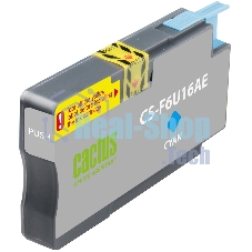 Картридж струйный Cactus CS-F6U16AE (953XL) голубой (26 мл) для HP OJ Pro 7740/8210/8218/8710/8715