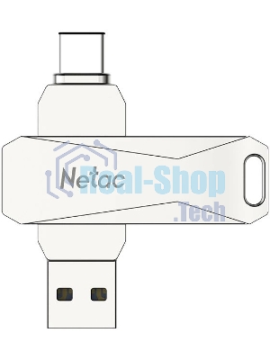 Флешка USB Netac U782C dual USB 3.0+TypeC 64Gb, retail version