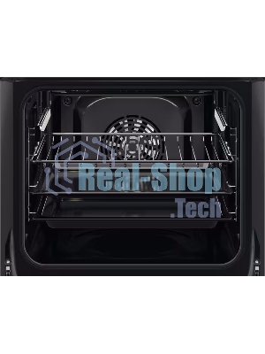 Встраиваемый духовой шкаф Electrolux EOF5H50BX, Электрический духовой шкаф с конвекцией, приготовление на пару, объем 65 л, 8 режимов, очистка каталитическая, 2 стекла в дверце, направляющие проволочные, нержавеющая сталь