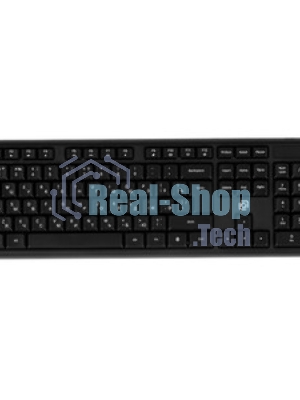 Комплект клавиатура+мышь Oklick S277W беспроводной, USB, 1600 DPI, серый