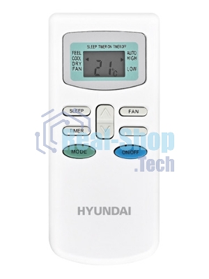 Кондиционер мобильный Hyundai HPAC-09-2 9000 BTU, 25 м², 64 дБ, охлаждение, осушение, белый