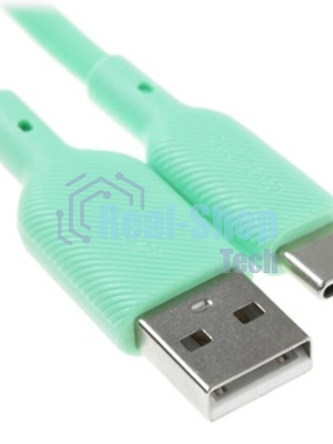 Кабель Qumo Type-С кабель, 1м, USB 2.0, 5В, 2А, 10Вт, тканевая оплетка, стальной коннектор, серый космос