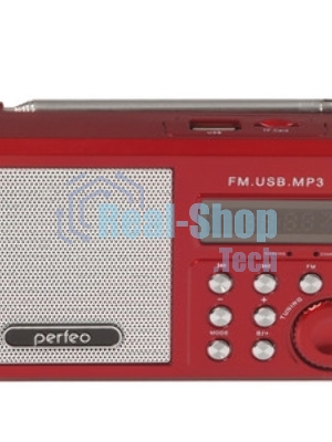 Радиоприемник PERFEO (PF_D0563) Sound, красный