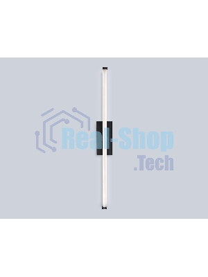 Настенный светодиодный светильник Ambrella light FL6112 BK черный 9W 3000K-6400K 410*40*80