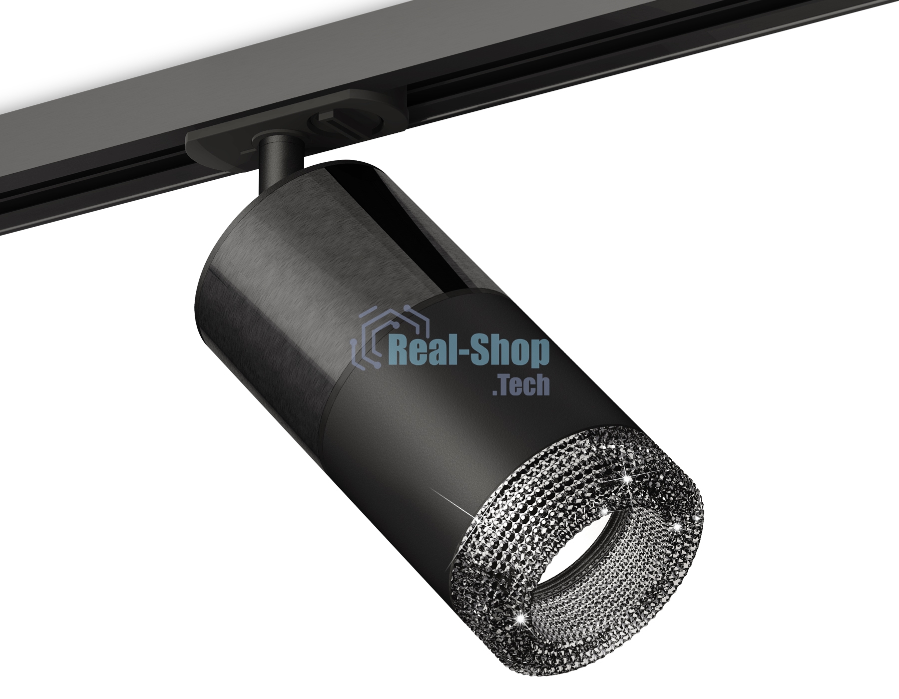 Светильник Ambrella light XT7402051 SBK/DCH/BK черный песок/черный хром/тонированный MR16 GU5.3