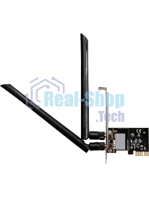 Сетевой адаптер WiFi D-Link DWA-582/RU/10/B1A DWA-582 PCI Express (ант.внеш.съем) 2ант. (упаковка 10 шт)