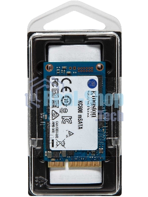 Накопитель SSD Kingston KC600, 1Tb, mSATA, R/W 550/520