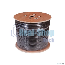 Кабель витая пара Rexant U/UTP, cat.5e, PE, 10PR, 24AWG, OUTDOOR, SOLID, черный, 305м