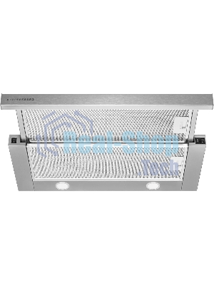 Встраиваемая вытяжка Kuppersberg SLIMTURBO 60 X, ширина 60 см, отвод/рециркуляция, 1500 м3/час, механическое управление, 3 скорости, освещение 2х2 Вт, металлические жироулавливающие фильтры, угольный фильтр KF-ES (опция), 63.4 дБ, обратный клапан, шхвхг:55.2x25.5x28см, нержавеющая сталь