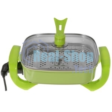 Электросковорода Sakura SA-7716R Master Chef 1800-2000Вт 32х9см кругл красн