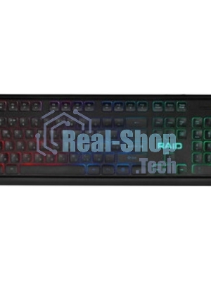 Клавиатура проводная Defender Raid GK-778DL, USB, черный