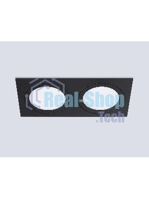 Светильник Ambrella light TN51827/2 BK черный GX53/2 max 15W 215*110*39