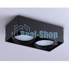 Светильник накладной TN70875/2 BK черный GX53/2 max 12W 185*92*62