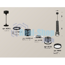 Светильник Ambrella Light XP8115001 DCH/PBK черный хром/черный полированный GX53