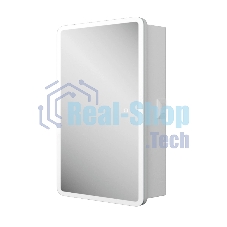 Зеркальный шкаф Bau Stil 50х80, LED подсветка, сенсор, плавное закрывание, оборачиваемый