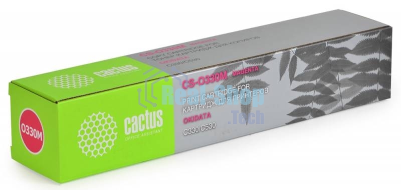 Картридж лазерный Cactus CS-O330M пурпурный (3000 стр.) для OKI C330/C530