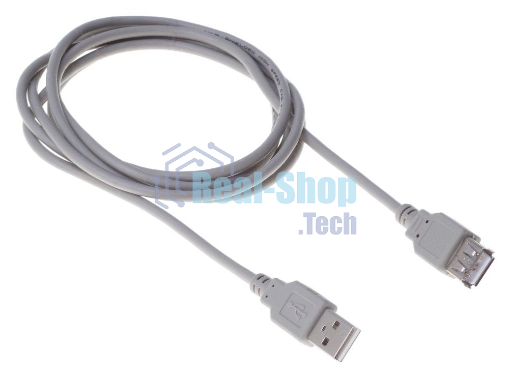 Кабель Buro BHP RET USB AF30 USB A(m) USB A(f) 3м серый блистер