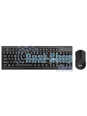 Комплект клавиатура+мышь Acer OKR120 беспроводной, USB, 1600 DPI, чёрный