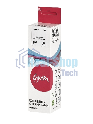 Контейнер с чернилами Sakura C13T09C14A (108 BK) для Epson, черный, 70 мл.