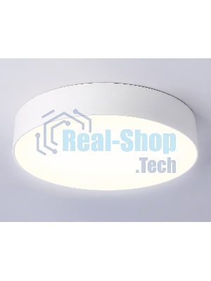 Потолочный светодиодный светильник Ambrella light FV5523 WH белый LED 35W 3000K D300*58 (Без ПДУ)