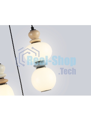 Светильник Ambrella light LH53143/3 BK/WH черный/белый 19W 3000K D330*1630