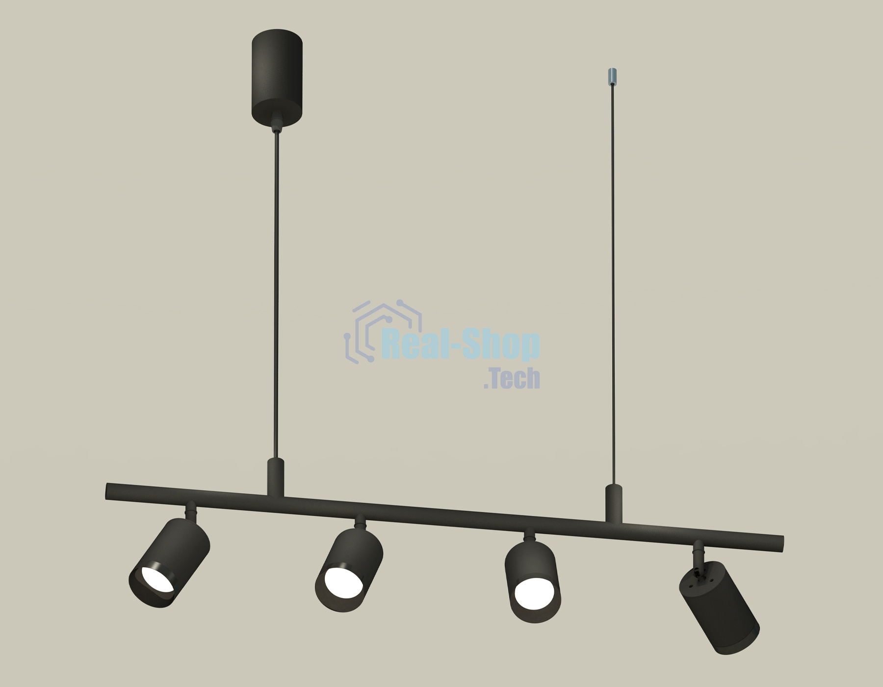 Светильник Ambrella light XB9002100/4 SBK/PBK черный песок/черный полированный MR16 GU5.3 (С9002, С6313, N6131)