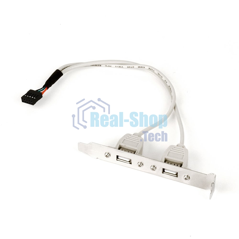 Планка в сист. блок на 2 USB2,0, Gembird 