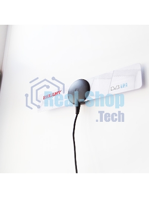 ТВ антенна Rexant комнатная для цифрового телевидения DVB-T2 на присоске, RX-255