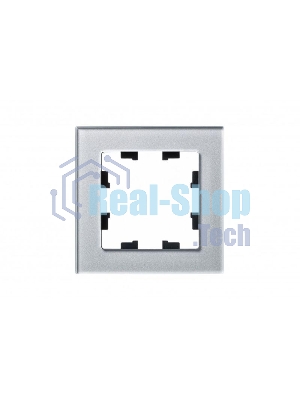 Рамка 1-м AtlasDesign Nature стекло, алюм. SchE ATN320301
