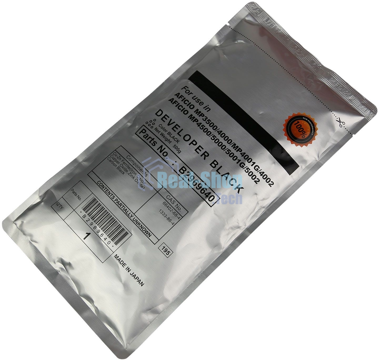 Девелопер CET CET8107N для Ricoh Aficio MP3500/MP4000/MP4001G/MP4002/MP4500 200000 стр.
