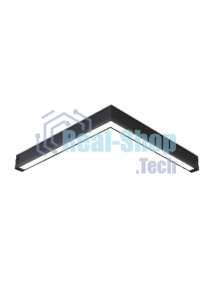 Светильник светодиодный угловой для шинопровода Magnetic Ambrella light GL1299 BK черный IP20 24W 3000K-6400K 220V 120° 342*367*42 (Без ПДУ)
