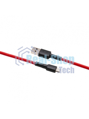 Кабель USB Xiaomi Mi Braided USB Type-C Cable SJX10ZM 100 см красный