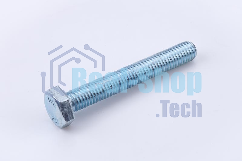 Болт М10х60 с шестигранной головкой цинк. DIN 933 (уп. 20 шт) класс прочности 5.8. пакет СТРОЙМЕТИЗ UTORM3012098