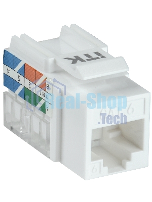 Модуль ITK Keystone Jack кат. 6 UTP 110 IDC 90 град. ITK Модуль Keystone Jack кат. 6 UTP 110 IDC 90 град.
