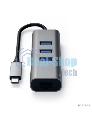 USB-концентратор Satechi ST-TC2N1USB31AM, USB Type-C, USB 3.0/RJ-45, USB Type-C