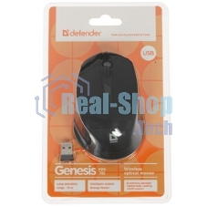 Мышь беспроводная USB OPTICAL WRL GENESIS MM-785 черный 52785 DEFENDER