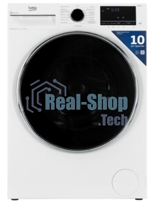 Стирально-сушильная машина Beko B3DFR57H22A антрацит, загрузка фронтальная 7.5кг, 1200 об/мин., класс: B