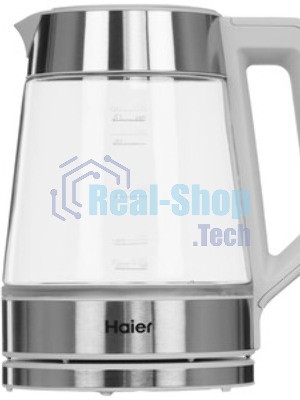 Чайник электрический Haier HK-501 1.7л. 2400Вт серый корпус: стекло/пластик (TD0036930RU)