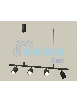 Светильник Ambrella light XB9002130/4 SBK/PSL черный песок/серебро полированное MR16 GU5.3 (С9002, С6313, N6112)