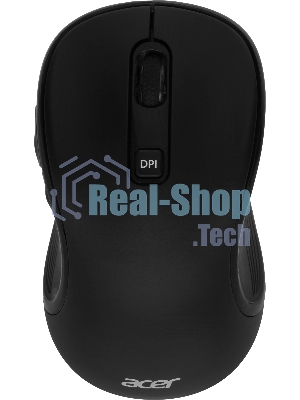 Мышь беспроводная Acer OMR303 черный, 1600 dpi, радиоканал, USB, кнопки - 6