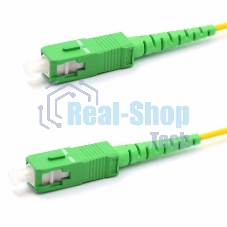 Патч-корд оптический соединительный Rexant (SM), 9/125 (OS2), SC/APC-SC/APC, (Simplex), LSZH, 1м