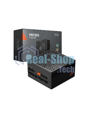 Блок питания PCCooler P5-YN1000-G1F, 1000Вт, 80 PLUS Gold, 135мм, модульный, черный