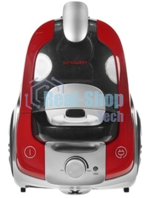 Пылесос Sharp ECNB16RR красный/серебристый, 320/1600 Вт, уборка сухая, пылесборник контейнер 1 л