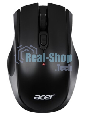 Мышь беспроводная Acer OMR030 черный, 1600 dpi, радиоканал, USB, кнопки - 4