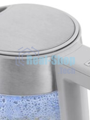 Чайник электрический Haier HK-501 1.7л. 2400Вт серый корпус: стекло/пластик (TD0036930RU)