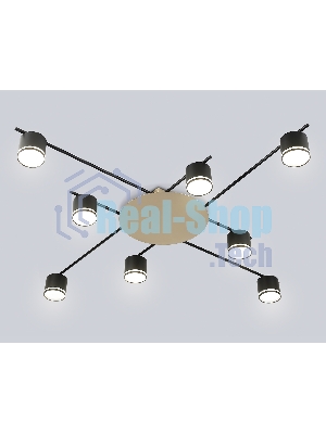 Потолочный светильник Ambrella light FL51760/8 BK/GD черный/золото GX53/8 max 12W 870*870*95