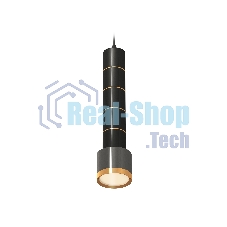 Светильник Ambrella Light XP8115010 DCH/PYG черный хром/золото желтое полированный GX53