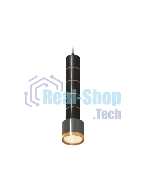 Светильник Ambrella Light XP8115010 DCH/PYG черный хром/золото желтое полированный GX53
